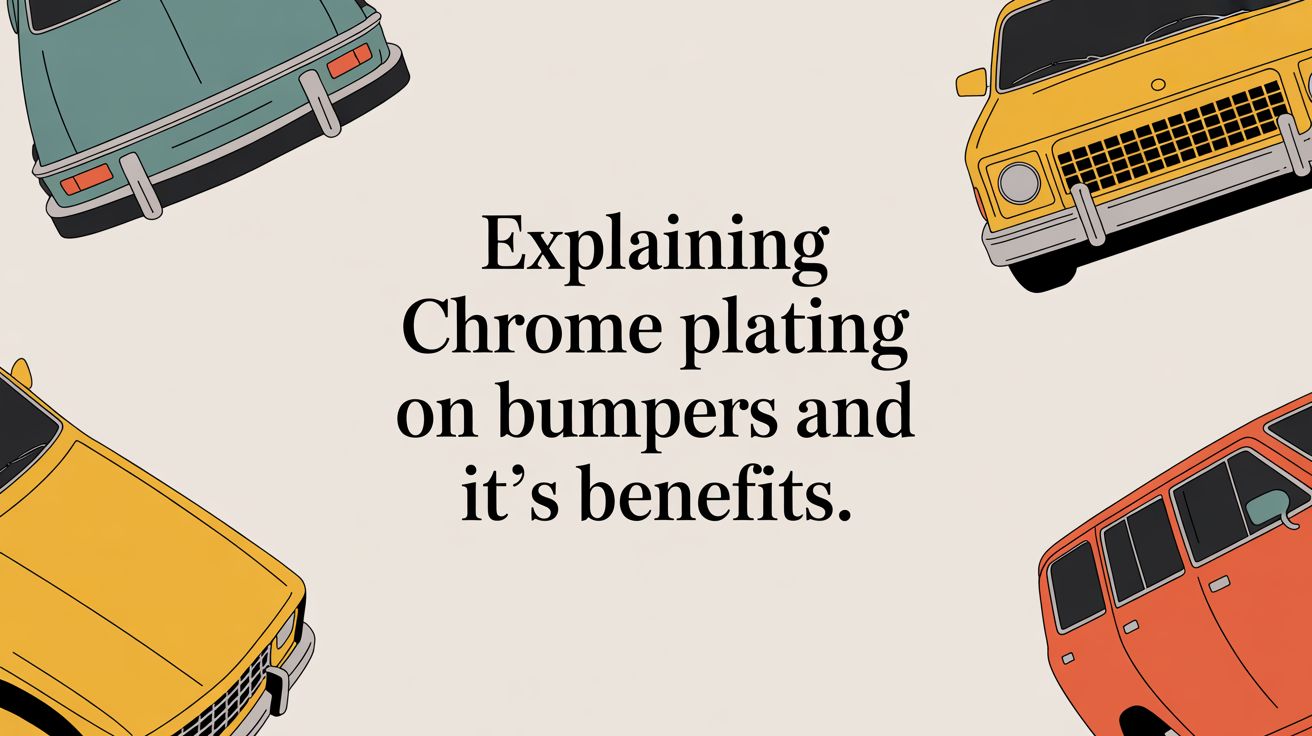 Explaining chrome plating on bumpers and it's benefits. - Galhor