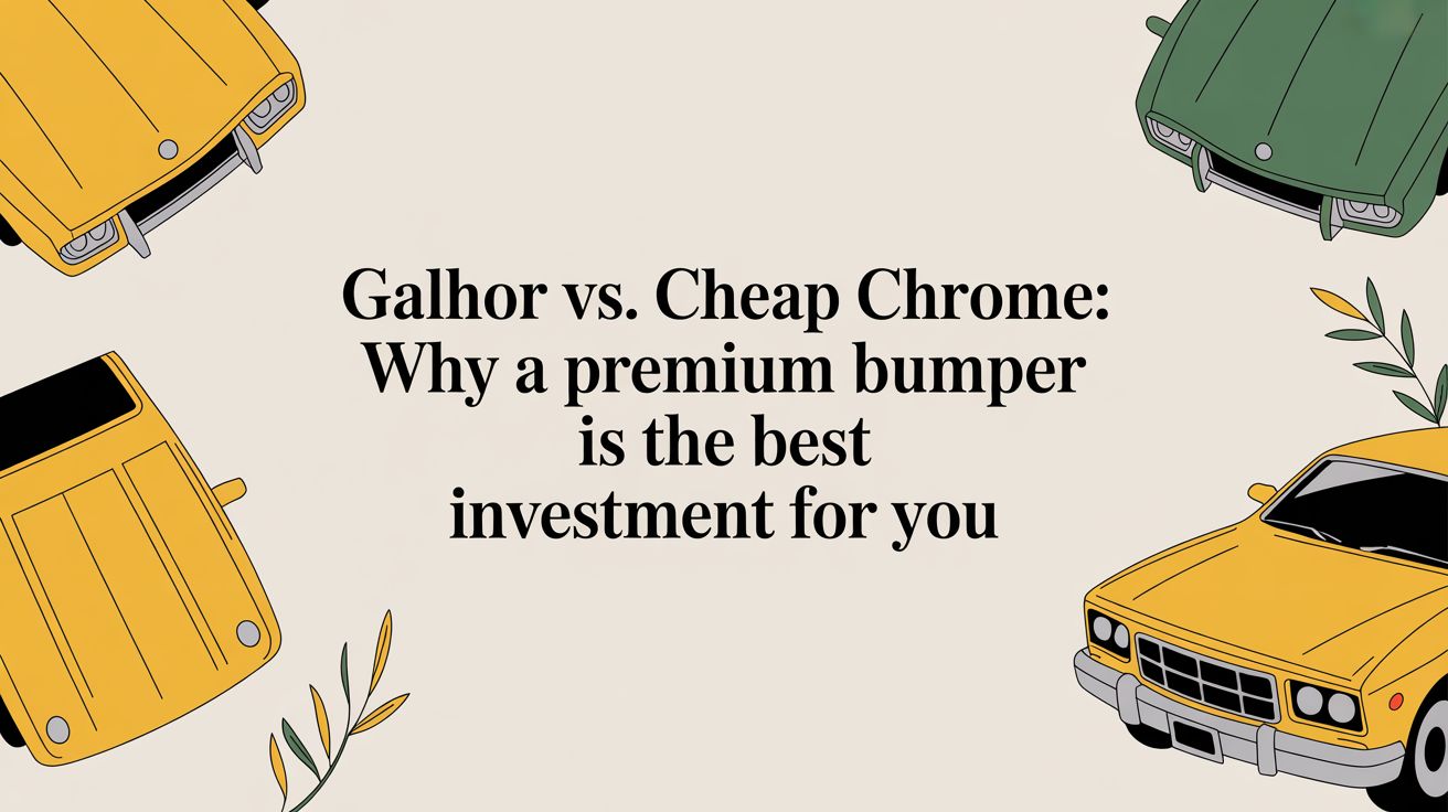 Galhor vs. Cheap Chrome: Why a Premium Bumper is the Best Investment for You - Galhor