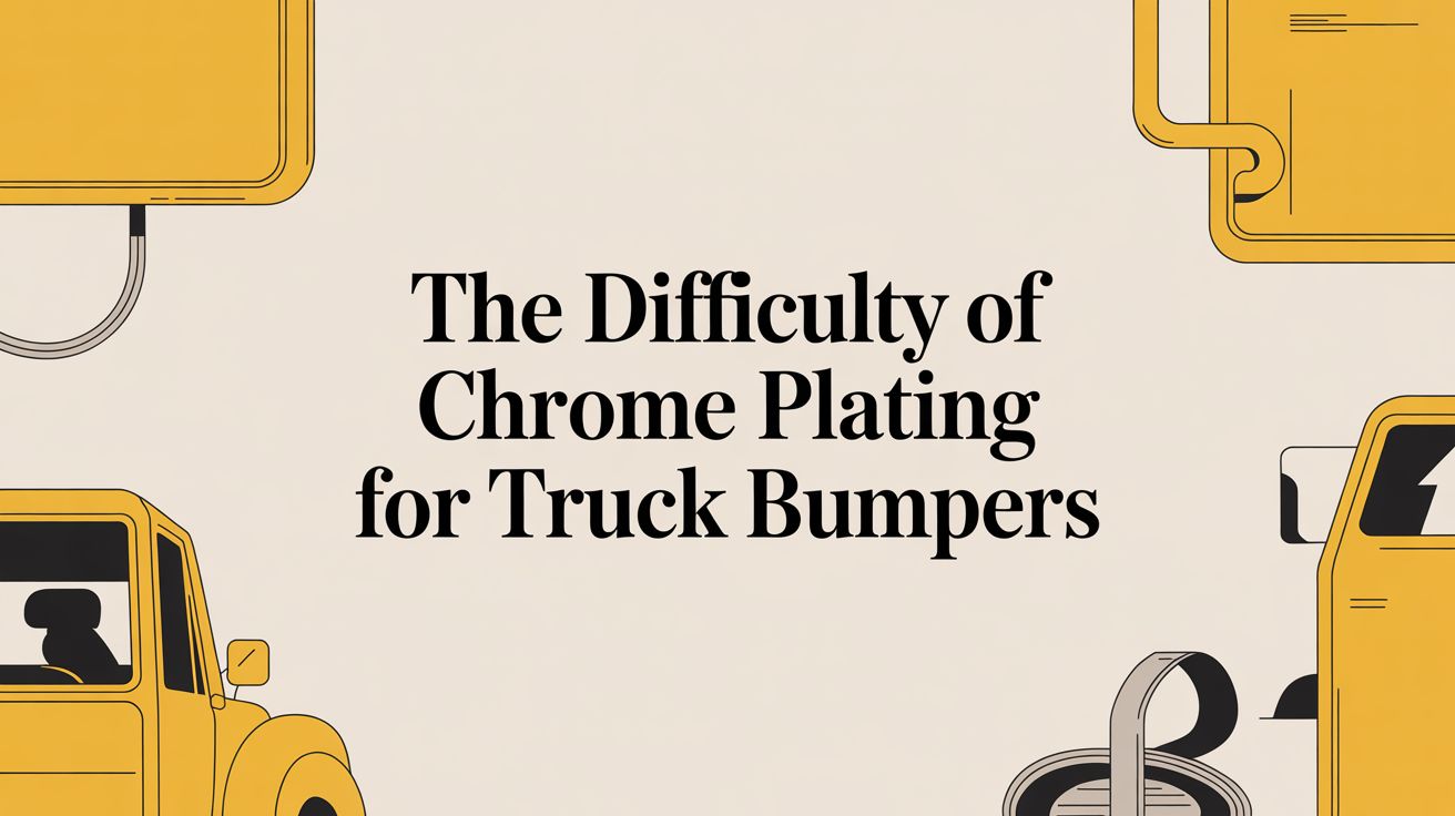 The Difficulty of Chrome Plating for Truck Bumpers - Galhor