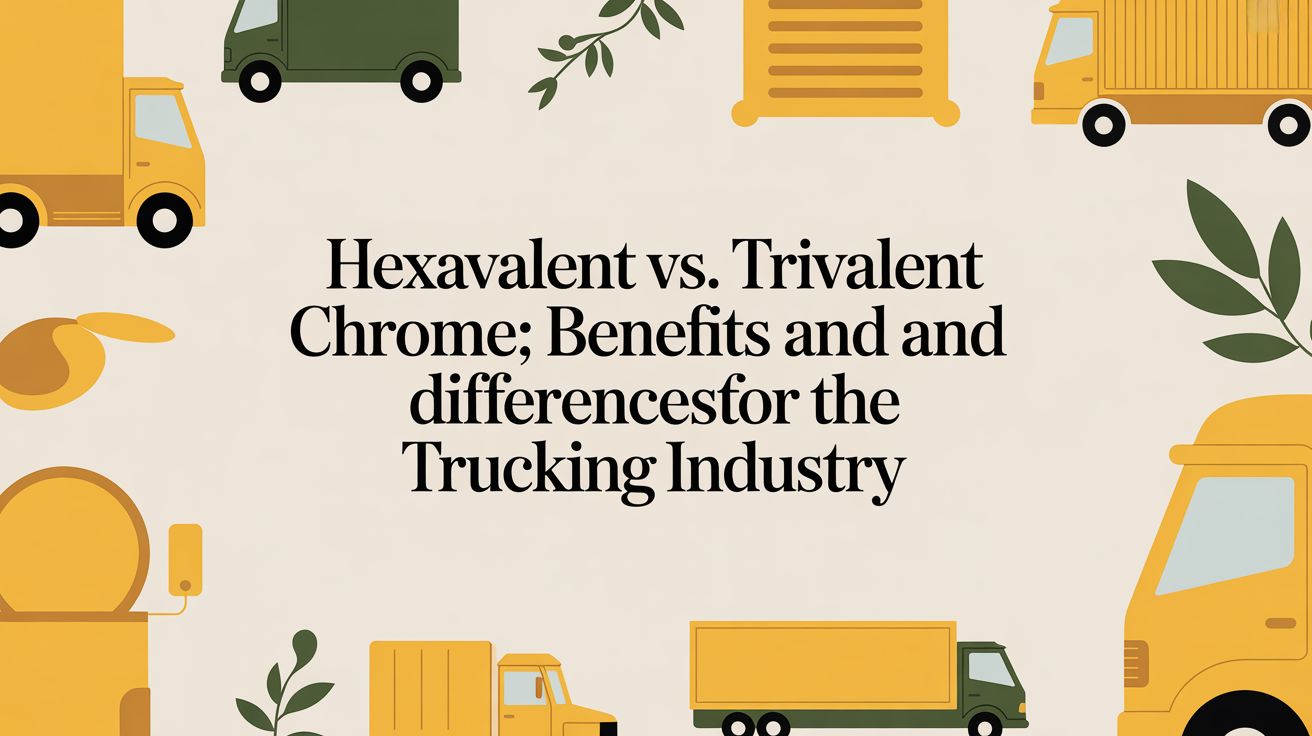 Hexavalent vs. Trivalent Chrome: Benefits and Differences for the Trucking Industry - Galhor