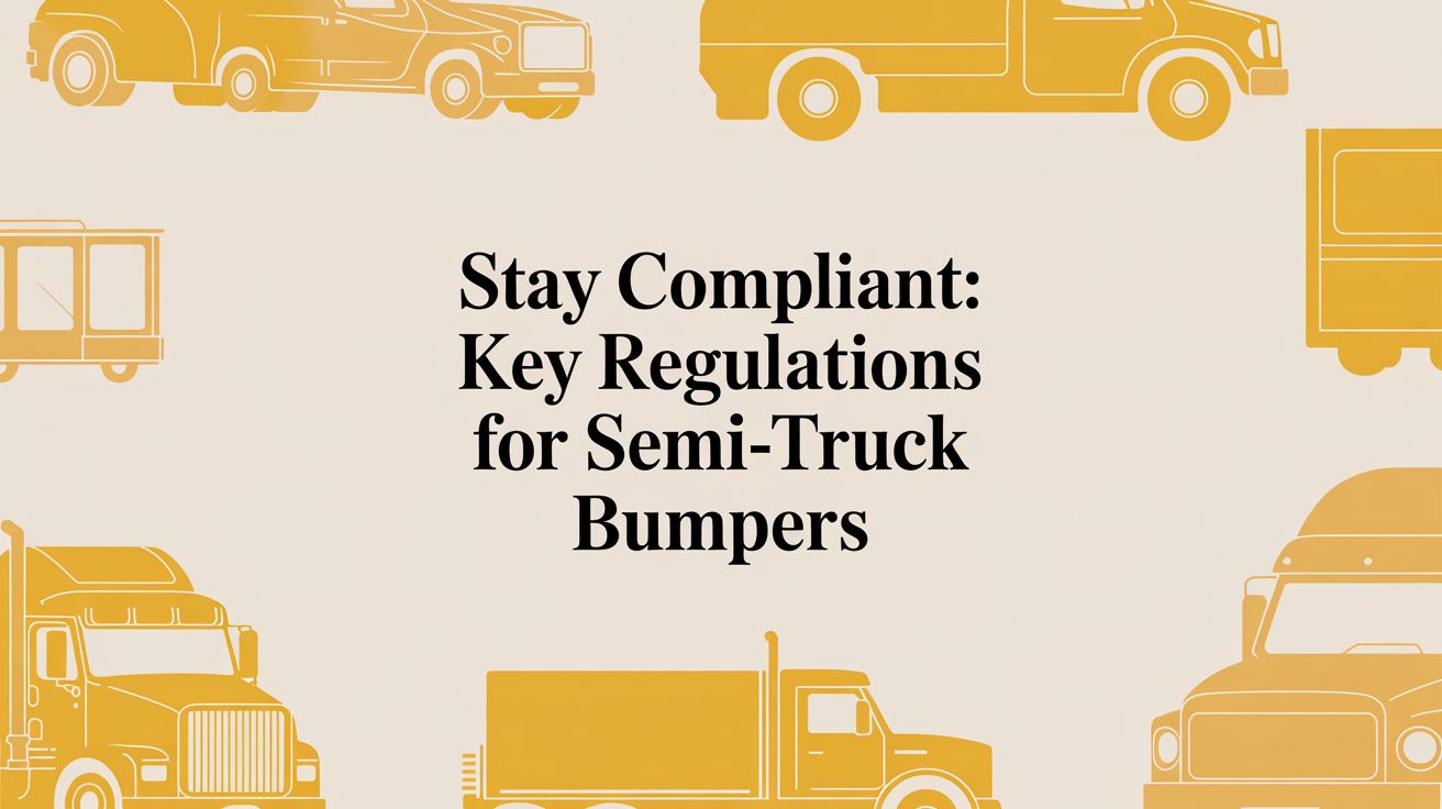 Stay Compliant: Key Regulations for Semi-Truck Bumpers - Galhor