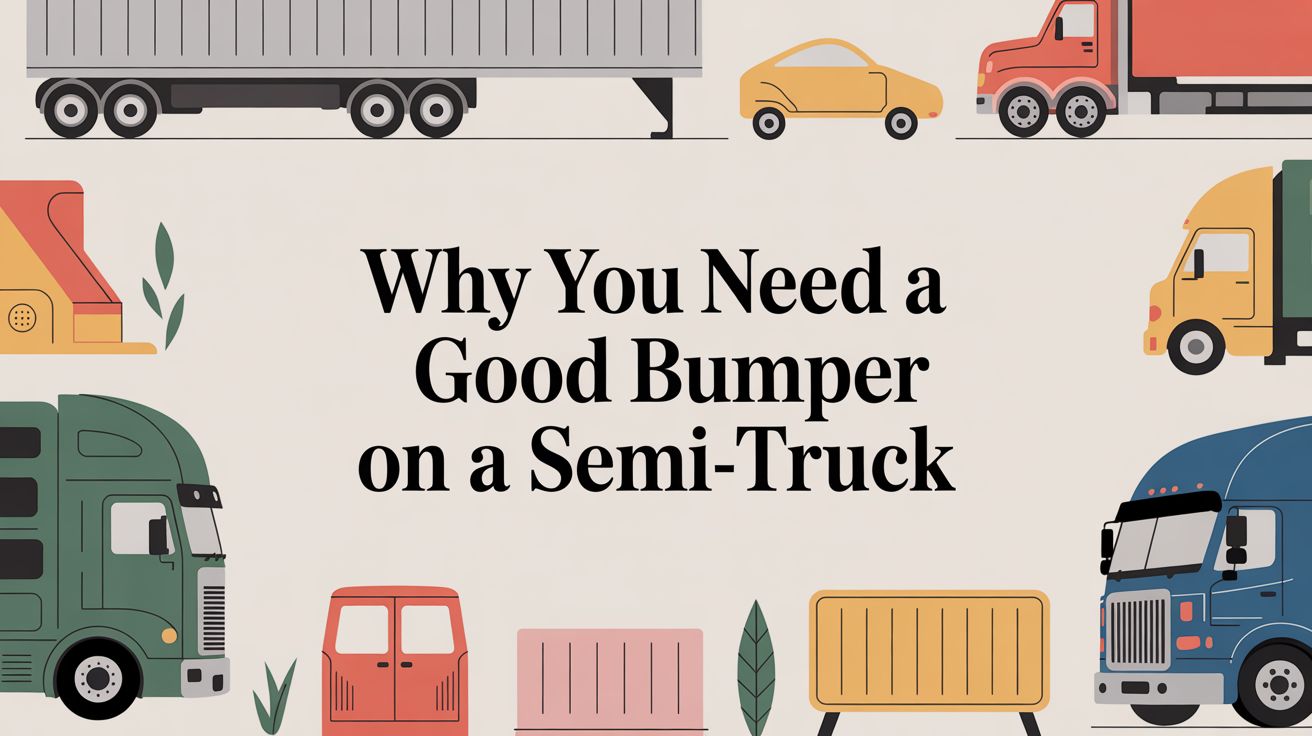 Why You Need a Good Bumper on a Semi-Truck - Galhor
