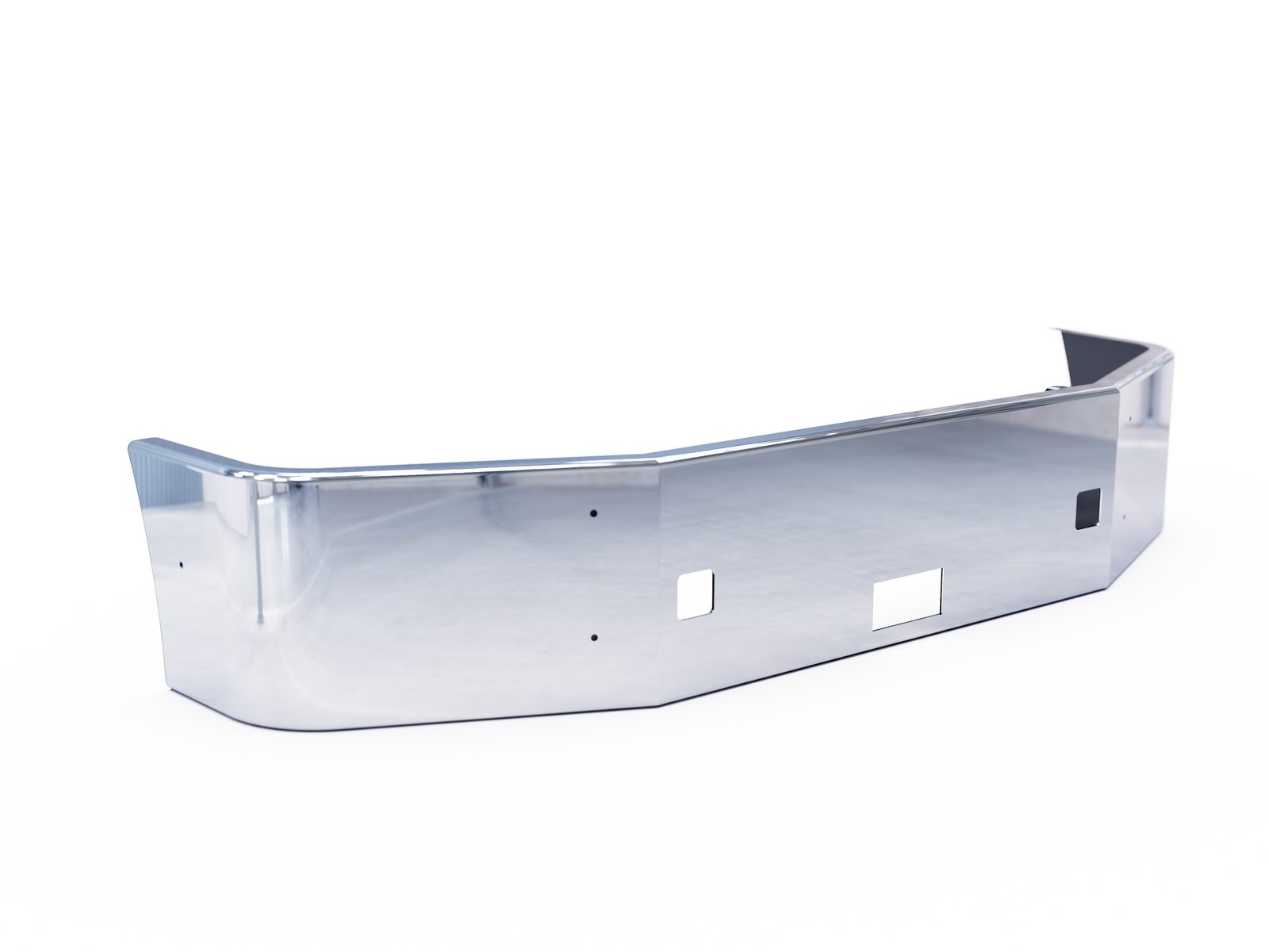 Peterbilt 386 Chrome Bumper (2002–2007) — Galhor — Perspective view