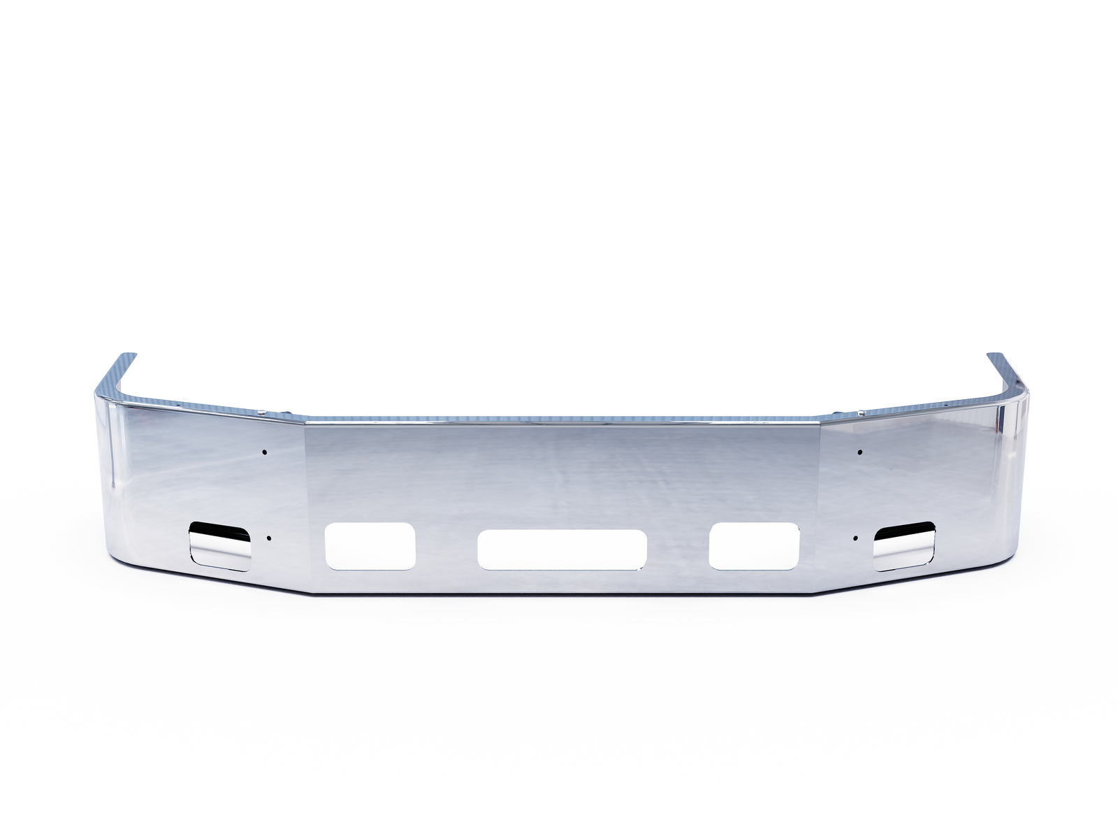 Peterbilt 387 Chrome Bumper (2002–2007) — Galhor — Front view