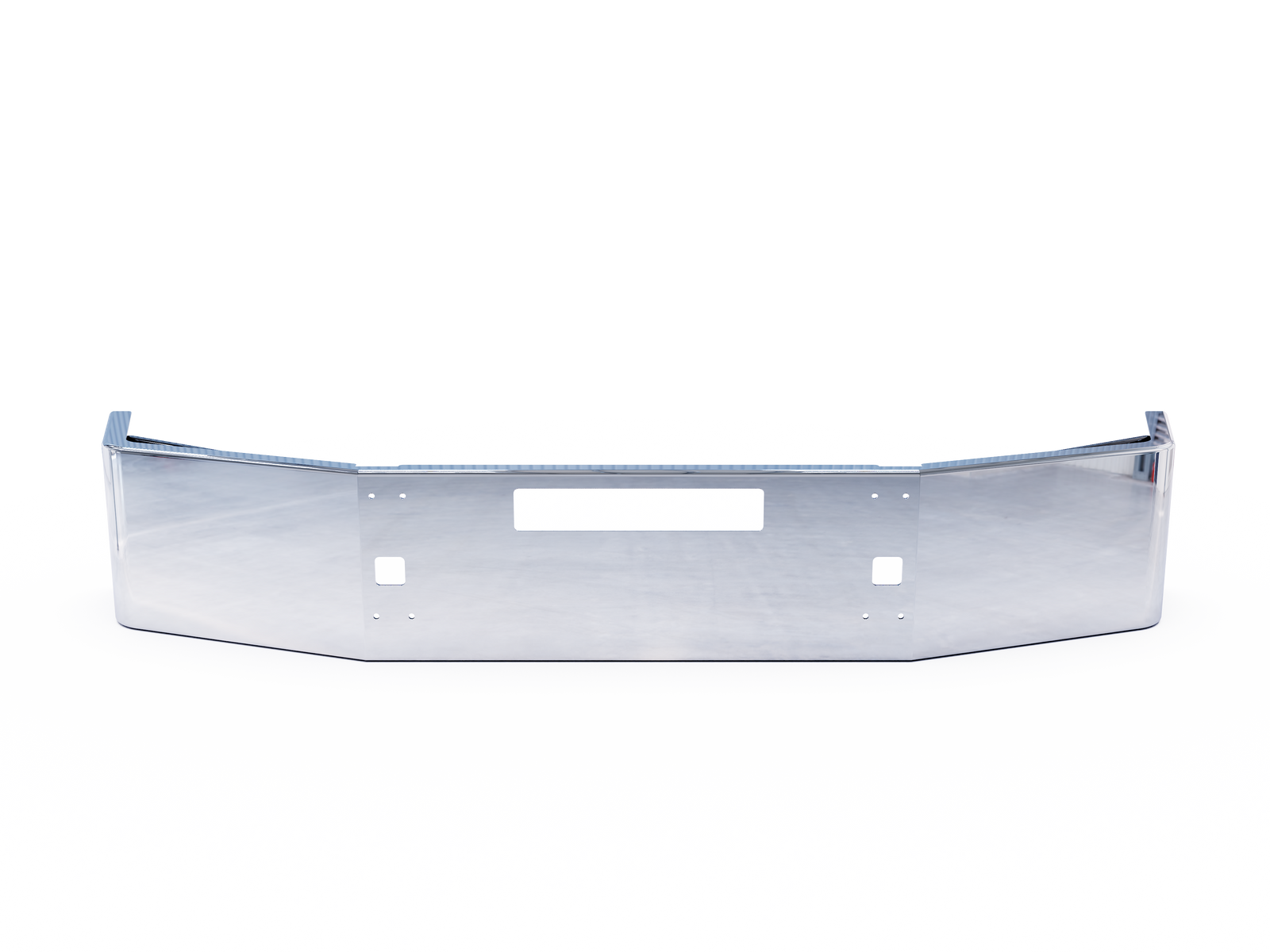 Kenworth T800 Chrome Bumper — Galhor — Front view