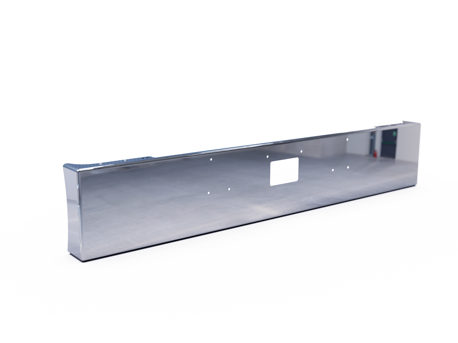 Peterbilt 378 / 379 Chrome Bumper — Galhor — Perspective view