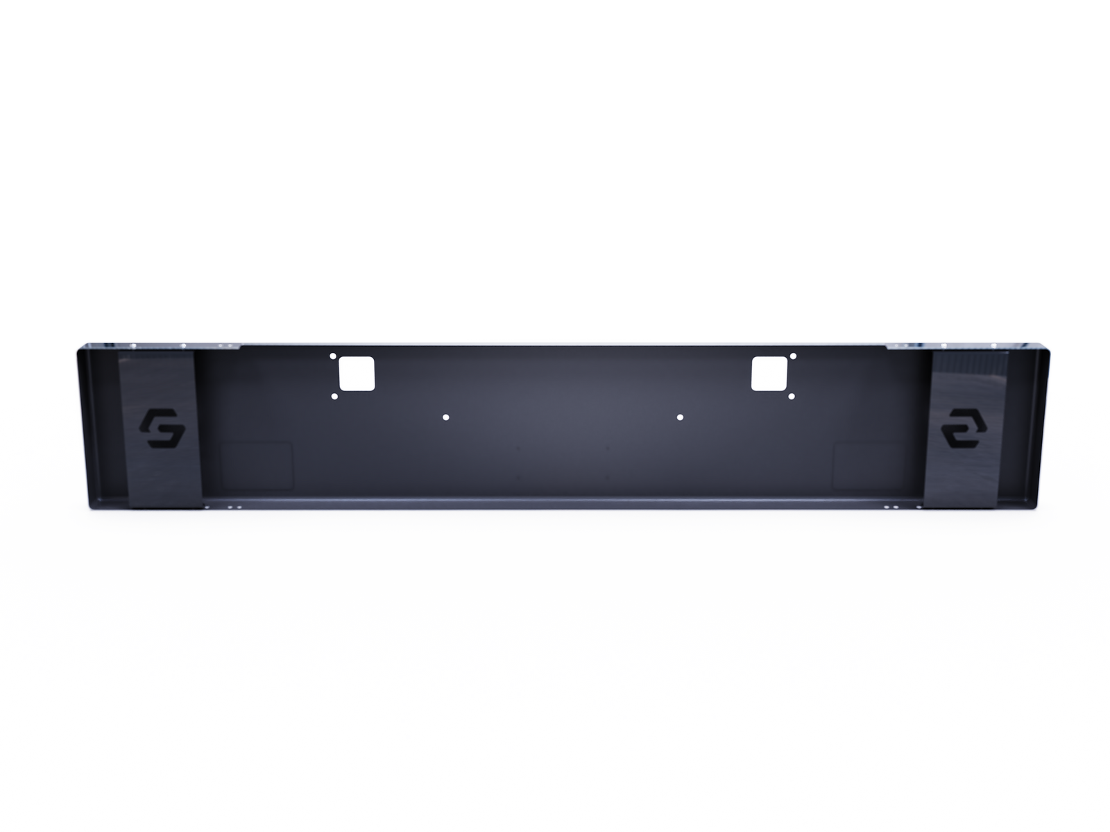 Kenworth W900 Chrome Bumper  — Galhor — Rear view