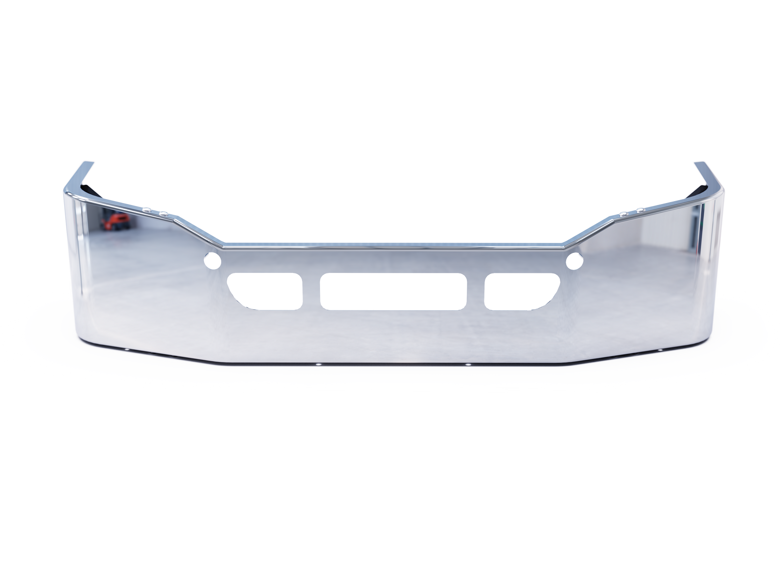 Freightliner Cascadia Chrome Bumper (2012–2017) — Galhor — Front view