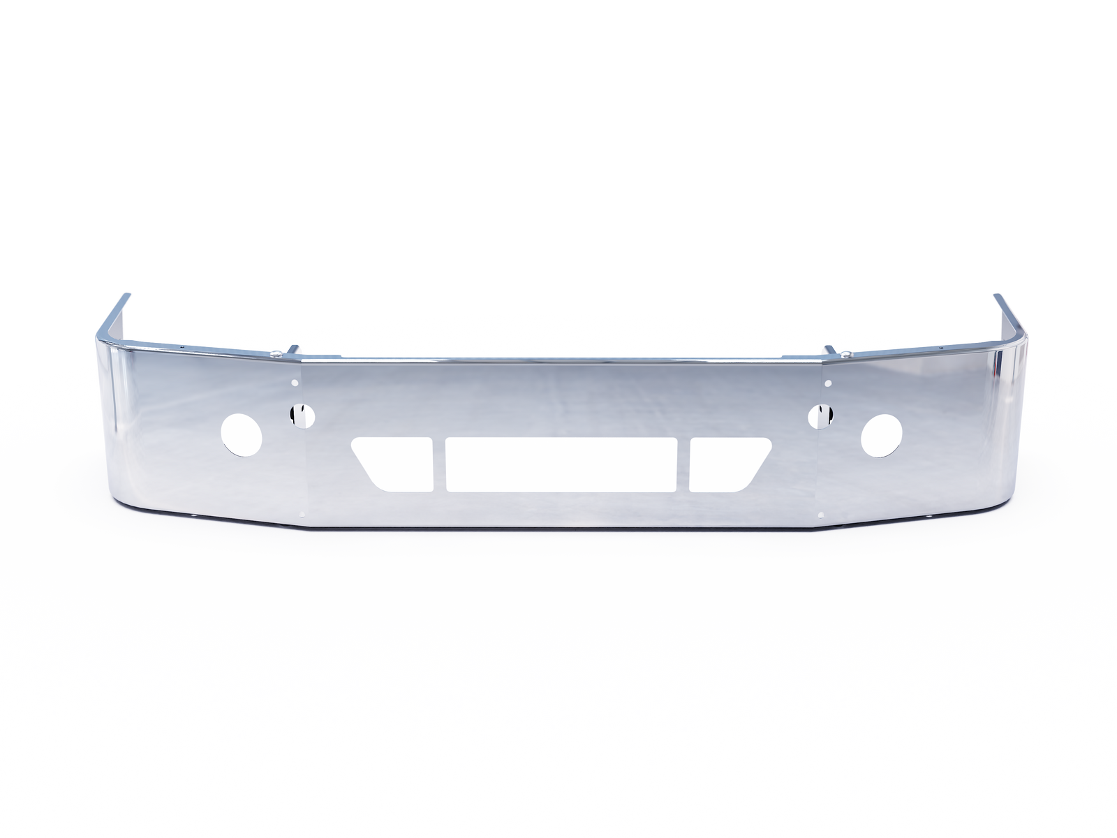 Freightliner Columbia Chrome Bumper (2008+) — Galhor — Front view