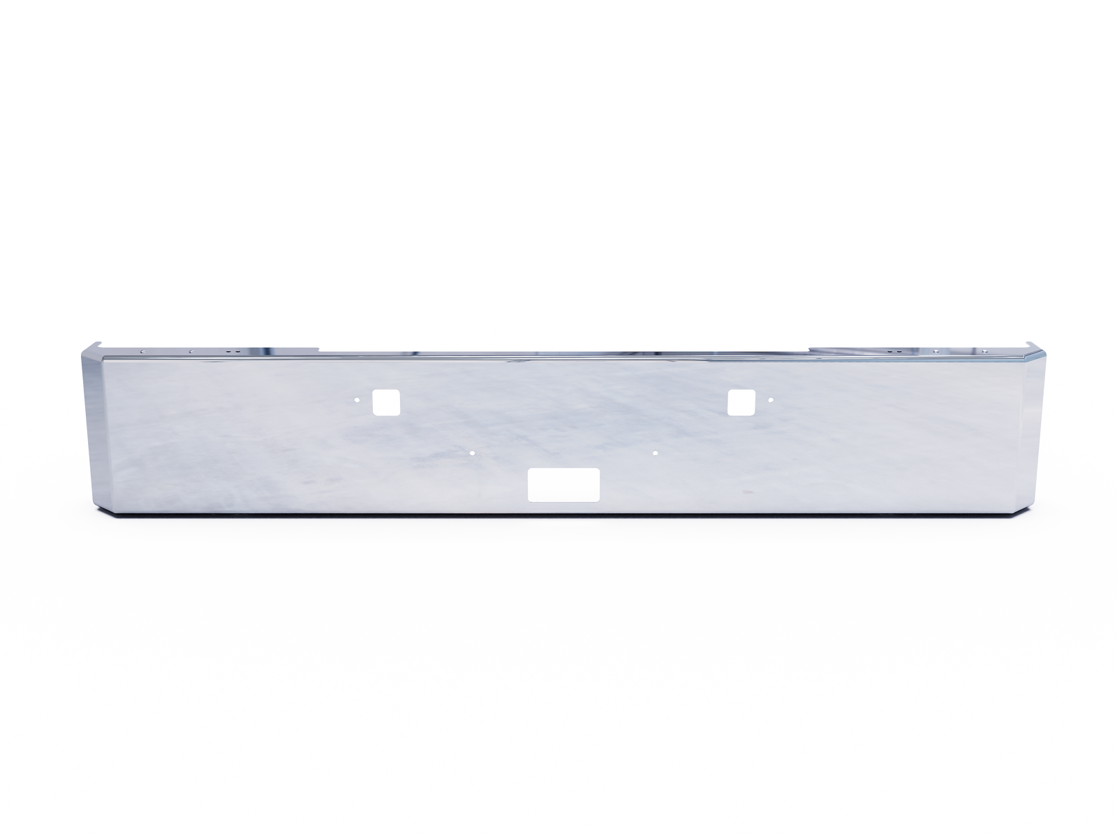 Peterbilt 388 / 389 / 589 Chrome Bumper — Galhor — Front view