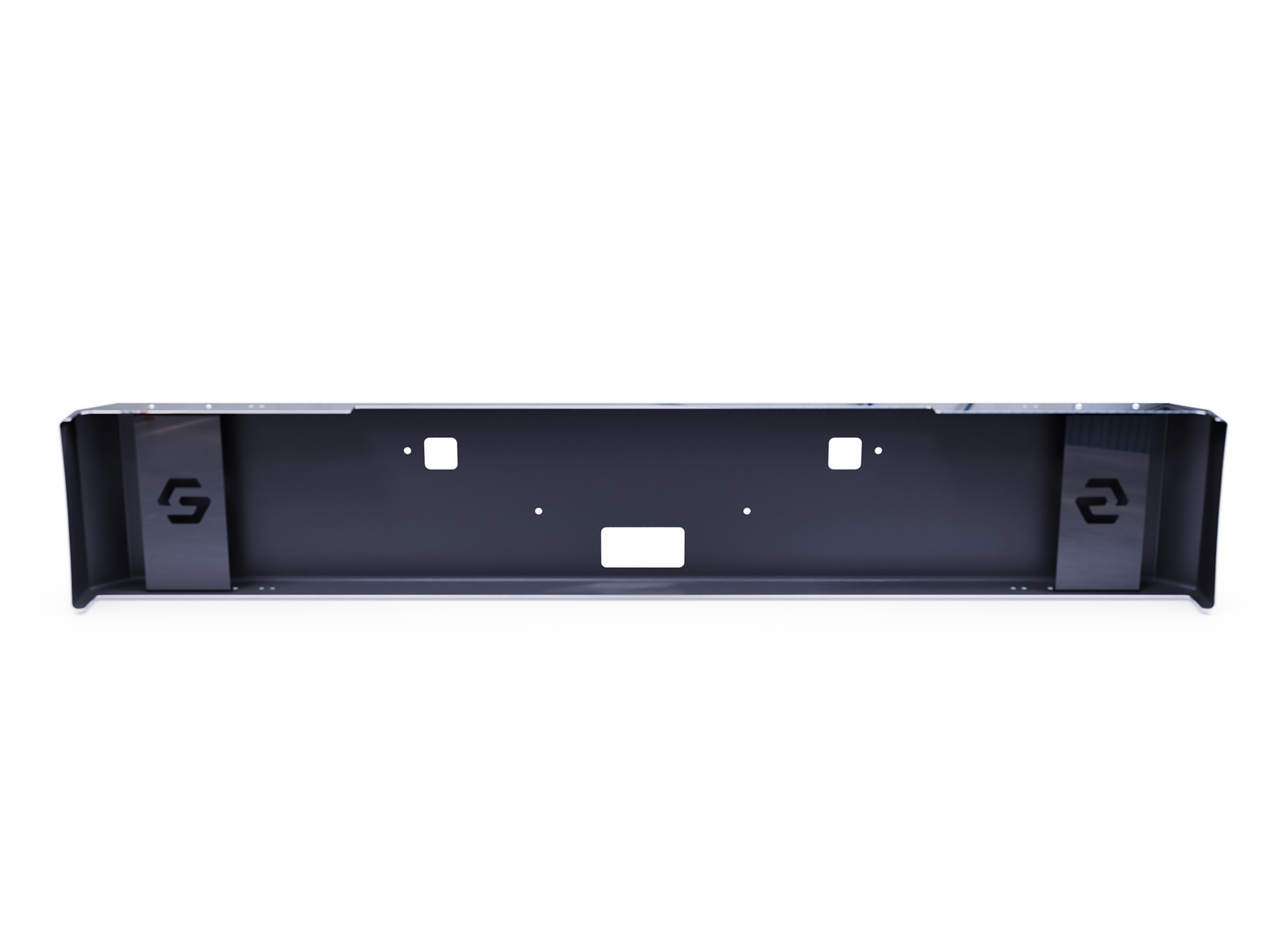 Peterbilt 388 / 389 / 589 Chrome Bumper — Galhor — Rear view