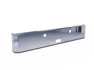 Peterbilt 388 / 389 / 589 Chrome Bumper — Galhor — Perspective thumb