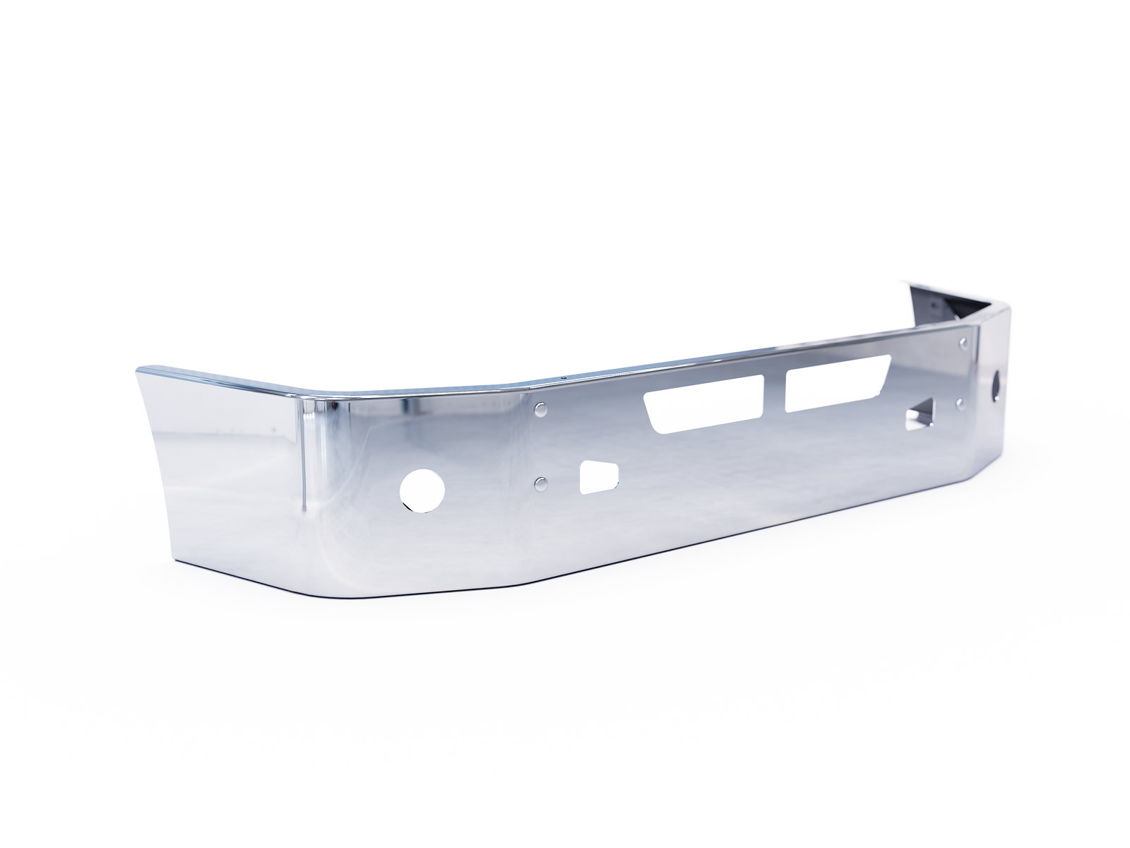 Kenworth T660 Chrome Bumper — Galhor — Perspective view