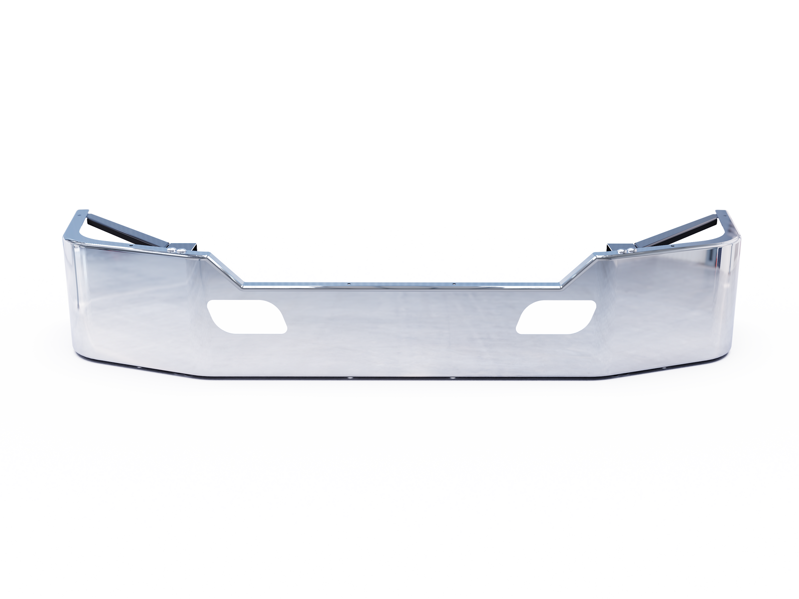Kenworth T680 Chrome Bumper (2008–2017) — Galhor — Front view